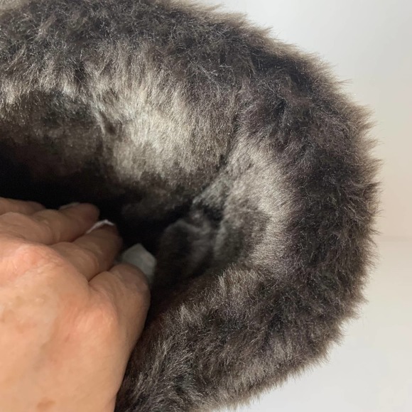 Naturalizer Womens Faux Fur Lined Side Zip Brown Suede Boots Size 7.5 - Picture 8 of 12